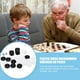 thumbnail image 4 of 30 Uds. Piezas Ajedrez Backgammon Damas Plástico Con Dados Juguete para Juego Mesa, 4 of 4