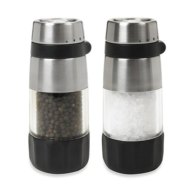 OXO Good Grips MessFree Pepper Grinder Set