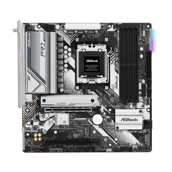Placa madre ASRock B650M Pro RS WiFi AMD Socket AM5 DDR5