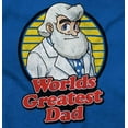 thumbnail image 2 of Mega Man Dr Light Worlds Greatest Dad Men Big & Tall Graphic Hoodie Brisco Brands 2X, 2 of 5