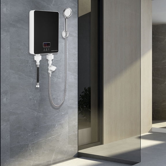 6000W Tankless Water Heater Electric Water Heater for bathroom With Shower Head