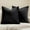 Black, variant on Pack of 2 Decorative Velvet Throw Pillow Cover Soft Pillowcase Solid Square Cushion Case for Spring Sofa Bedroom Car 16x16 Inch Hot Pink