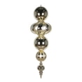 thumbnail image 1 of Vickerman M165938 Champagne Shiny Matte Finial Ornament, 54 in., 1 of 2
