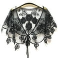 thumbnail image 1 of Wraps 2 Cape Châle en Maille Robe Wrap avec Étole à Paillettes pour Soirée Style Rétro Gatsb Élégant Femmes, 1 of 4
