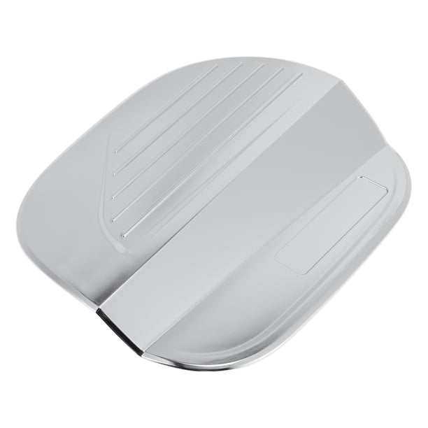 Tapa de la puerta del tanque de combustible para Hyundai Sonata 2020-2023, cubierta del tapón de combustible, tipo adhesivo, tono plateado cromado, ABS