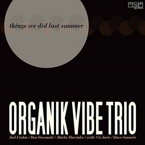 Organik Vibe Trio - Things We Did Last Summer - Jazz - CD