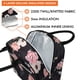 thumbnail image 4 of Fiambrera aislante OPUX para mujeres, niñas y niños, color negro floral, 4 of 6