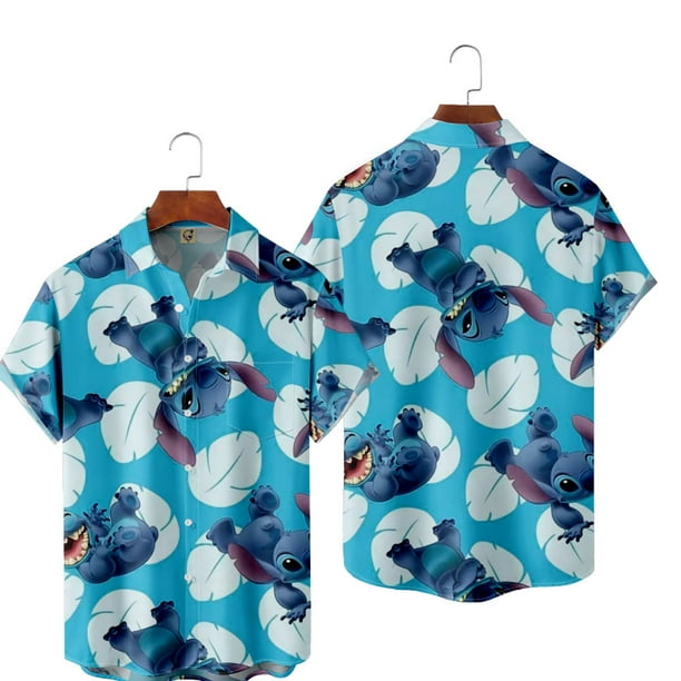 Disney Stitch Hawaiian Shirt, Tropical Stitch Shirt,Stitch Summer Shirt ...