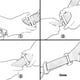thumbnail image 3 of Clip para cinturón de seguridad de coche, 2 unidades, hebilla metálica de 7 cm, accesorio universal para embarazadas y niños (negro), 3 of 5
