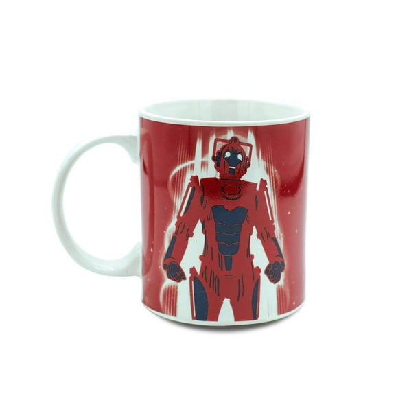 Taza de café Seven20 Doctor Who Red Cyberman Ceramic 325ml