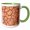 Green/White, variant on 3drose, Cracked Mud Patterns on the Playa, Anza Borrego Desert Sp, California, 11oz Two-tone Black Mug
