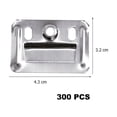 thumbnail image 2 of "300pz Grapas Industriales Para Lambrin Interior Decorativo Belug, Plateado ", 2 of 5