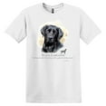 thumbnail image 4 of Black Lab Labrador Retriever Dog Breed Portrait T-Shirt, 4 of 4