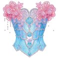 thumbnail image 1 of Con Forma Especial Parcial 5D DIY Y Corsé30x30cm Rosa Azul, 1 of 9