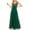 Green, variant on DailyTrove Women's Lace Gown-Short Sleeve-Floor-Length-For Formal Event-Emerald Green Grace