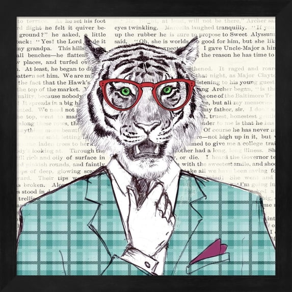 Loverboy (detail) by Matt Spencer, Framed Wall Art, 13.25W x 13.25H