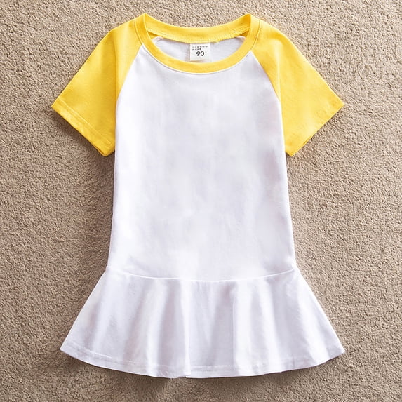 JIAYUE Girls Dress O-Neck Kids Toddler Tennis Outfit Sleeveless Athletic Skorts Baby Classic Relaxed Fit Casual Daily Wear Children Dresses