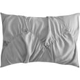 thumbnail image 7 of Lanco Pintuck Embellished 7 Piece Comforter Set Grey Gray Bed Size Queen, 100% Polyester Fill, 7 of 7