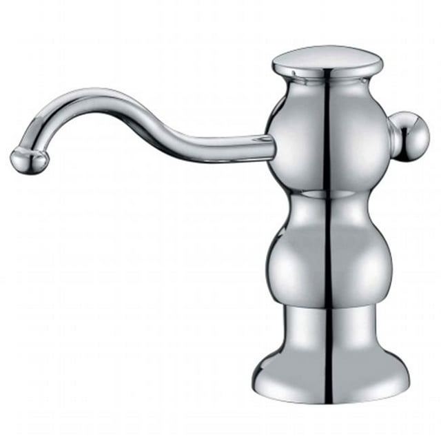 Soap And Lotion Dispenser, Polished Chrome