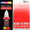 thumbnail image 2 of U.S. Art Supply 1-Ounce Special Effects Neon Red Airbrush Paint, 2 of 8