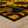 Shop Mohawk Home Sunflower Garden Black Kitchen Mat 2' x 3' 4" Great