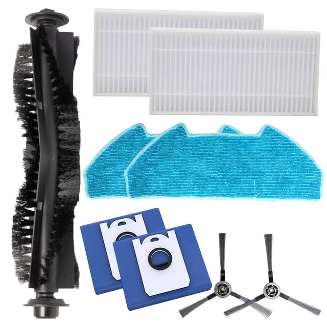 EchoBliss Kit De Bolsa De Polvo De Tela De Fregona De Filtro De Cepillo Lateral Principal Para Bobsweep Para Dustin