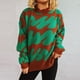 thumbnail image 2 of Suéter de punto nuevo 2024 para mujer, suéteres de punto de manga larga con cuello redondo para mujer, suéter cálido informal de otoño e invierno, 2 of 5