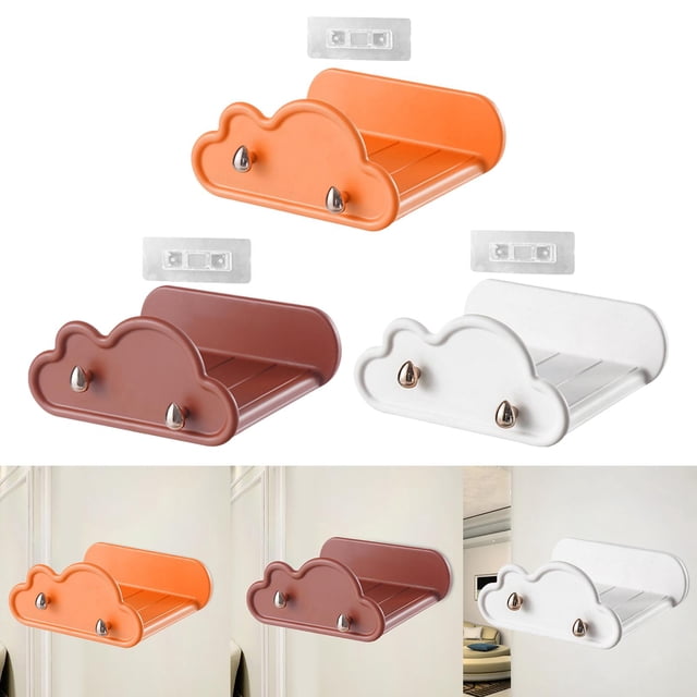 Colgador De Pared Ganchos Soporte De Almacenamiento Decorativo Para Sala De Estar Blanco+Colgador De Pared Ganchos Soporte De Almacenamiento Decorativo Para Sala De Estar +Colgador De Baoblaze none