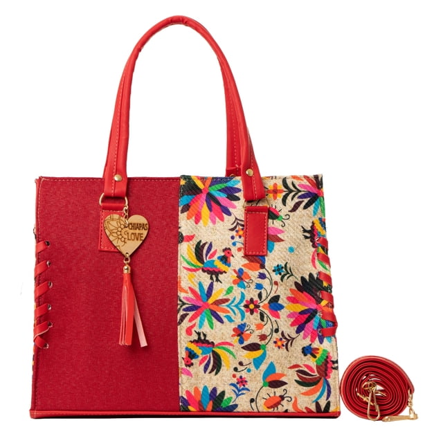 Bolsa Yute Para Dama FANA Estrella Color Rojo Se Única Es Para Ti, M3928!!
