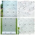 JNZOUHA NEWKBO Window Film Privacy Stained Glass Film Frosted Opaque