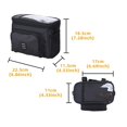 thumbnail image 4 of Greeniant Bolsa delantera plegable para bicicleta en nombre de la conducción, bolsa para bicicleta eléctrica, bolsa para manillar delantero de bicicleta Ciclismo Greeniant OD008769-00, 4 of 6