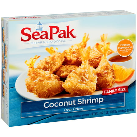 SeaPak™ Shrimp & Seafood Co. Coconut Shrimp 18 oz. Box - Walmart.com