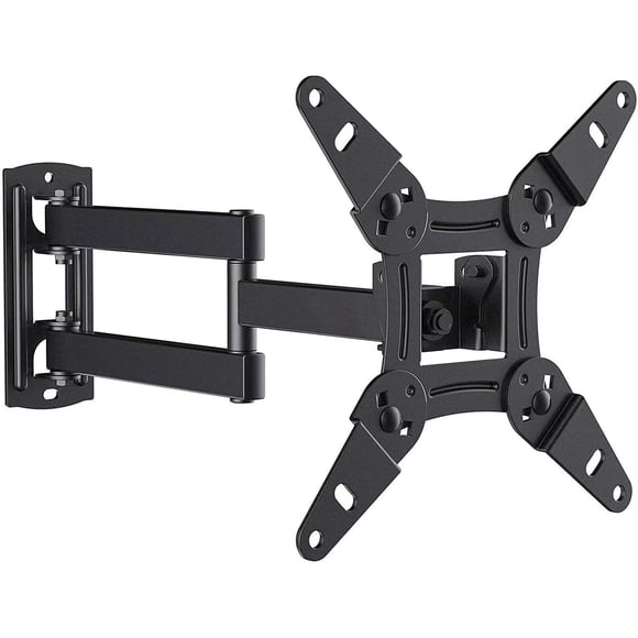 Soporte de pared, giro completo, inclinación, extensión 14.59 pulgadas, VESA 200x200, para TV y monitor 13-42 pulgadas, sala y oficina