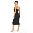 thumbnail image 3 of Vestido midi con flor Roman Fashion /Juvenil, 0344 (Negro) negro M, 3 of 5