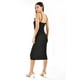 thumbnail image 3 of Vestido midi con flor Roman Fashion /Juvenil, 0344 (Negro) negro M, 3 of 5