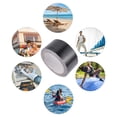 thumbnail image 5 of ORDDIART Black Waterproof Awning Repair Tape for Tents, RVs, Outdoor Gear - 1 Roll, 31in x 1.8in Durable Patch Tape, 5 of 8