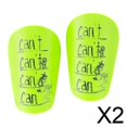 thumbnail image 1 of 2x2 Piezas De Mini Espinilleras De Fútbol, Protección De Piernas Para Deportes Al Aire Libre, Juego De Fútbol, Verde, 10 Cm X 6 Cm, 1 of 8
