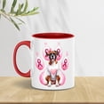 thumbnail image 3 of Faith Love Hope Boxer Breast Cancer Awareness Survivor 11oz Accent Two-tone Mug Boxers Dog Lover Gifts Idea Coffee Tea Cup - 02017, 3 of 5