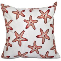 Simply Daisy 16" x 16" Soft Starfish Geometric Print Pillow