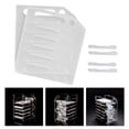 thumbnail image 6 of Baluue 1Set Hard Drive Bracket White Safe Durable Hard Disk Mounting Kit, 6 of 8
