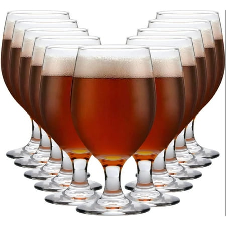 

13 OZ Red&White Wine Glasses Clear Water Goblets Set of 12 Multi-purpose Water Goblet Glasses Dessert Port Short Stemmed Drinking Glass for Party Wedding Home Bar