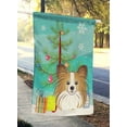 thumbnail image 2 of Carolines Treasures BB1620CHF Christmas Tree And Papillon Flag Canvas House Size, 2 of 4