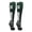 #00, variant on Player Id Number Socks Over the Calf Dark Green White (#66, Large)