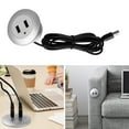 thumbnail image 2 of Embedded Desktop USB Charging Adapter Extension Cord Mobile Table Sofa Fast Charging Cable Connector for Home Office, 2 of 9