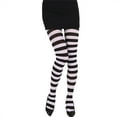 thumbnail image 1 of Fortune Bas Rayés Taille Haute pour Femmes Collants de Noël Collants d'Automne, 1 of 7