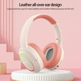 thumbnail image 3 of SUSUchens 1 Juego de Auriculares Inalámbricos para Juegos Sonido Envolvente No Requiere Controlador Unidad de Altavoz de 40 mm con Micrófono Desmontable Plegable Disfruta de la Música Color, 3 of 8