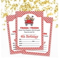 thumbnail image 2 of Darling Souvenir White Birthday Invitation Card Printable Elegant Fill or Write In Blank Party Invites 28 Pcs 5 x 7 Inches, 2 of 5