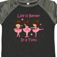 thumbnail image 4 of Inktastic Life's Better in a Tutu Ks Girls Toddler T-Shirt, 4 of 5