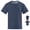 Blue, variant on FOPSUFGWFO Men's Short Sleeve T-Shirt Crew Neck Casual Fashion Loose Fit Stripe Print Tops Daily Wear Summer Fall Blouses for Streetwear L