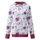 thumbnail image 4 of Sudadera con Capucha Gibobby para Mujer Estampada Morado L, 4 of 4